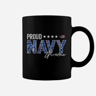Proud Navy Grandma For Grandmothers Of Sailors Coffee Mug - Seseable