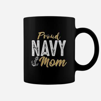 Proud Navy Mom Anchor Best Mom Gift For Mothers Day Coffee Mug - Seseable