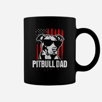 Proud Pitbull Dad American Pit Bull Dog Coffee Mug - Seseable