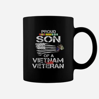 Proud Son Of A Vietnam Veteran Fathers Day Gift Coffee Mug - Seseable