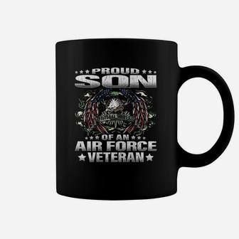 Proud Son Of An Air Force Veteran Military Coffee Mug - Seseable