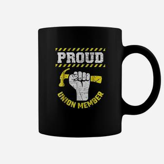 Proud Union Member Construction Worker Solidarity Coffee Mug - Seseable