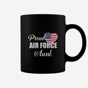 Proud Us Air Force Aunt T-shirt Coffee Mug - Seseable