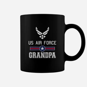 Proud Us Air Force Grandpa Coffee Mug - Seseable