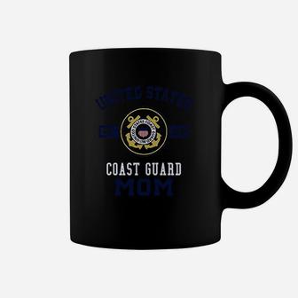 Proud Us Coast Guard Mom Military Pride Coffee Mug - Seseable