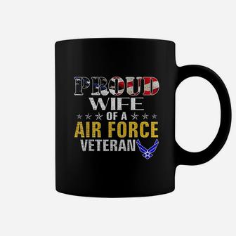 Proud Wife Of A Air Force Veteran Coffee Mug - Seseable