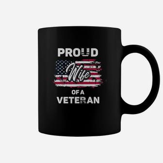 Proud Wife Of A Veteran Coffee Mug - Seseable