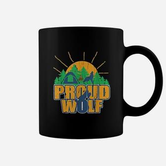 Proud Wolf Scout Cub Camping Boy Hiking Scouting Den Gift Coffee Mug - Seseable
