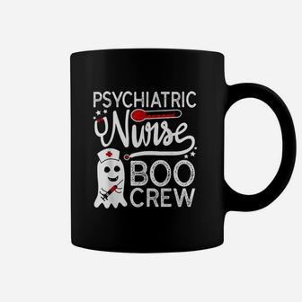 Psychiatric Nurse Halloween Gift Psych Nurse Boo Crew Coffee Mug - Seseable