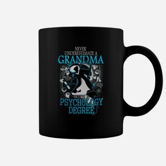Psychology Degree - Psychology Grandma - Shirt Coffee Mug - Seseable
