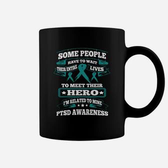 Ptsd Awareness T-shirt Support Ptsd Awareness Gift Coffee Mug - Seseable