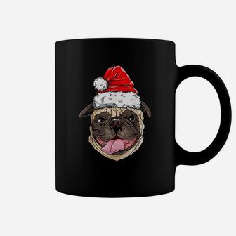 Pug Christmas Dog Santa Coffee Mug - Seseable