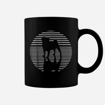 Pug Circle Silhouettes Coffee Mug - Seseable