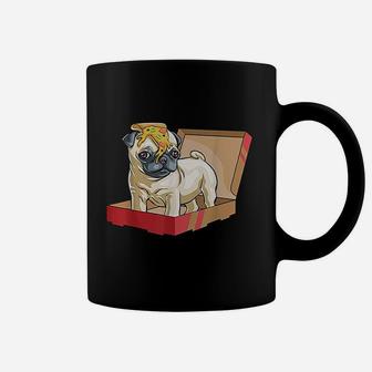 Pug Dog Puppy Funny Slice Gift Lover Cute Pizza Box Coffee Mug - Seseable