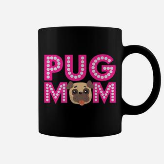 Pug Funny Dog Mama Fur Lover Mom Dog Girly Pet Gift Coffee Mug - Seseable
