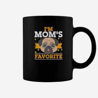 Pug Im Moms Favorite Cute Funny Coffee Mug - Seseable
