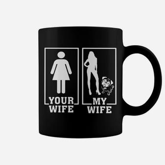 Pug Lovers Your Wife My Wife Pug For Husband Coffee Mug - Seseable