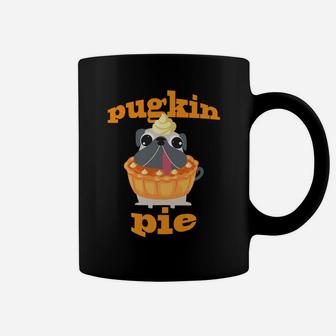 Pugkin Pie Pug Lovers Halloween Fall Pug Mom Dad Coffee Mug - Seseable