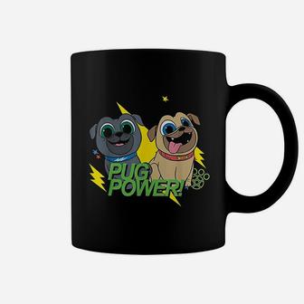 Puppy Dog Pug Powers Coffee Mug - Seseable