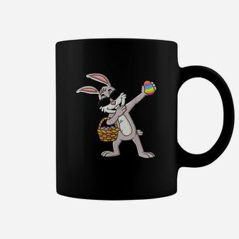 Rabbit Easter Day Eggs Dab Boys Girls Kids Coffee Mug - Seseable
