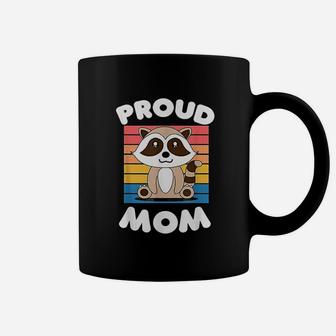 Raccoon Cute Animal Lovers Gift Funny Raccoon Mom Coffee Mug - Seseable