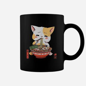 Ramen Cute Ramen Cat Japanese Noodle Funny Anime Coffee Mug - Seseable