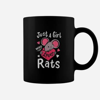 Rat Just A Girl Who Loves Rats Rat Lover Gift Coffee Mug - Seseable