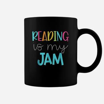 Reading Is My Jam Read Teacher Ela Coffee Mug - Seseable