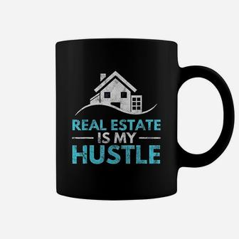 Real Estate Is My Hustle Real Estate Agent Gift Coffee Mug - Seseable