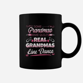 Real Grandmas Line Dance Sewing Dancing Grandmother Coffee Mug - Seseable