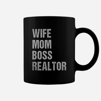 Realtor Mom Wife Mom Boss Realtor Coffee Mug - Seseable