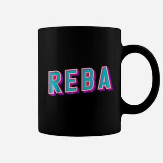 Reba Retro Vintage Graphic Coffee Mug - Seseable