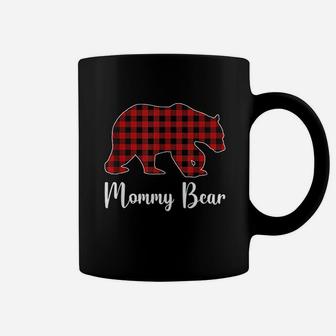 Red Plaid Bear Christmas Pajama Mommy Coffee Mug - Seseable