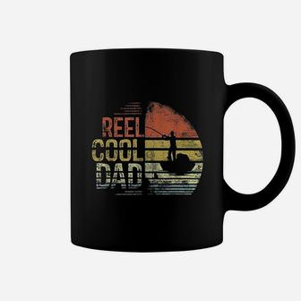 Reel Cool Dad Fisherman Daddy Fathers Day Gifts Fishing Coffee Mug - Seseable