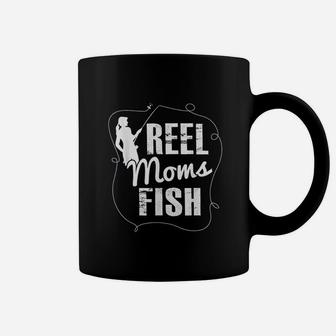 Reel Moms Fish Funny Fishing Fishing Coffee Mug - Seseable