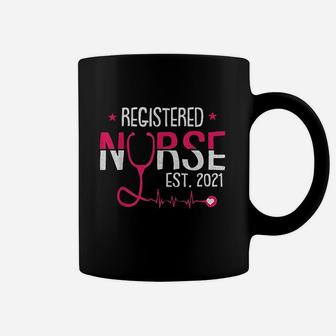 Registered Nurse Est 2021 Nursing Student Rn Graduation Gift Coffee Mug - Seseable