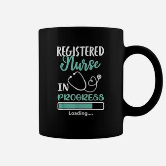 Registered Nurse In Progress Loading Training Student Gift Coffee Mug - Seseable