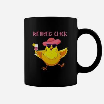 Retired Chick Funny Retirement Gift For Grandma Mom Coffee Mug - Seseable