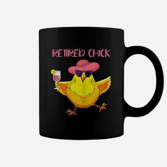 Retired Chick Funny Retirement Gift For Grandma Mom Coffee Mug - Seseable
