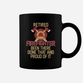 Retired Firefighter Shirt Proud Fireman Retirement Gift Coffee Mug - Seseable