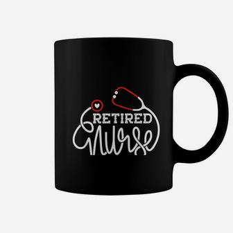 Retired Nurse Mom Or Nurse Grandma Cute Coffee Mug - Seseable