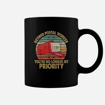 Retired Postal Worker Mailman Mail Carrier Gift Coffee Mug - Seseable