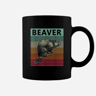 Retro Beaver Vintage Beaver Coffee Mug - Seseable