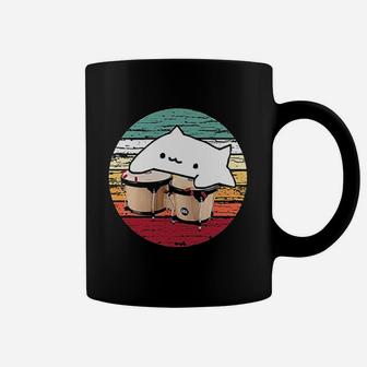 Retro Bongo Cat Dank Meme Vintage Graphic Coffee Mug - Seseable
