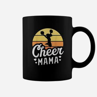 Retro Cheer Mama Cheerleader Mom Gifts Cheer Mom Coffee Mug - Seseable