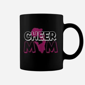 Retro Cheer Mama Cheerleader Mother Cheerleading Coffee Mug - Seseable