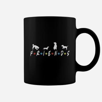 Retro Dog Friends Paw Coffee Mug - Seseable
