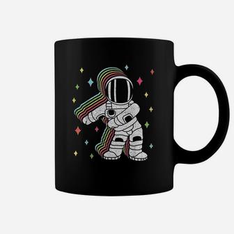 Retro Flossing Astronaut Spaceman Floss Dance Coffee Mug - Seseable