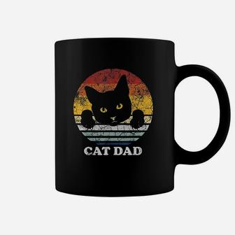 Retro Matching Couple Cat Lover Gifts For Him Coffee Mug - Seseable