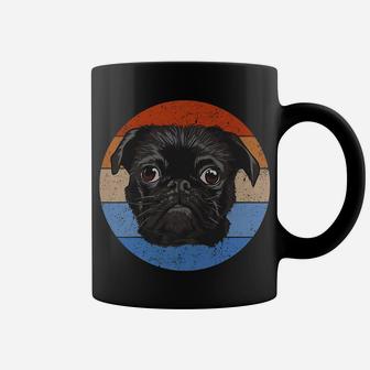 Retro Pug Dog Owners Gift Vintage Coffee Mug - Seseable